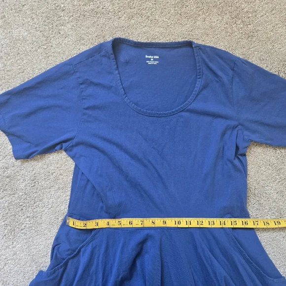 Svaha Navy Blue Twirl Dress Size M - Picture 9 of 10